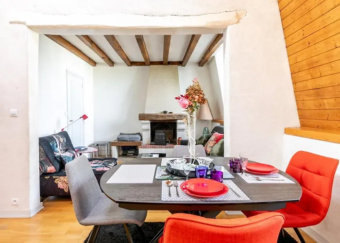 Comfortable Duplex - In The Heart Of For 8 昂热